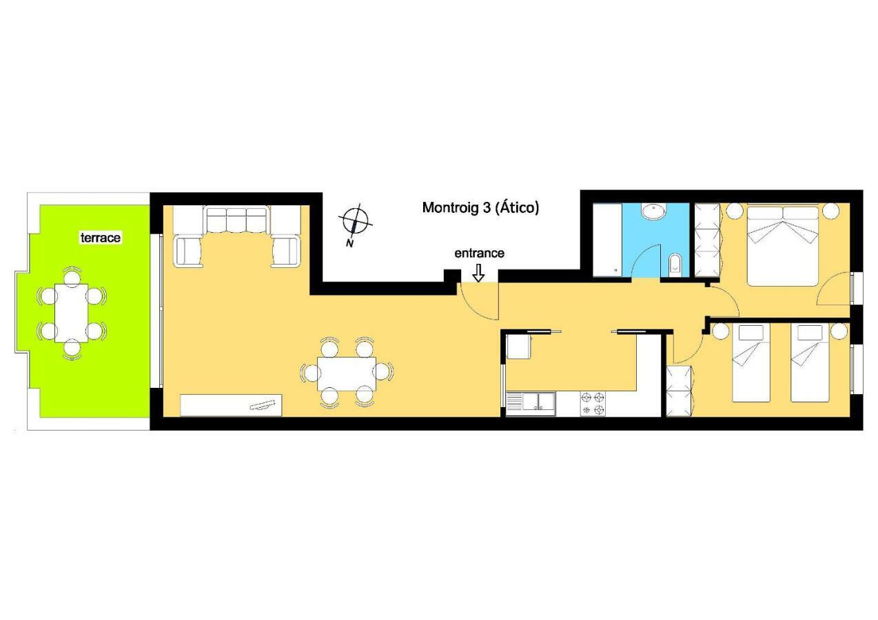 Apartamento Montroig 3 Atico Sitges Dış mekan fotoğraf